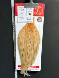 Flash Sale Hackle 618 - Whiting Cape Bronze - Light Ginger (sizes 8-22)