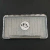 FLY FISH FOOD LOGO FLY BOX, CLEAR SINGLE SIDED - X-LARGE WITH EASY GRIP FOAM