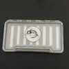 FLY FISH FOOD LOGO FLY BOX, CLEAR SINGLE SIDED - WITH DRY FLY FOAM