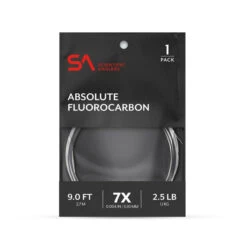 Scientific Anglers Absolute Fluorocarbon Tapered Leader - 12ft