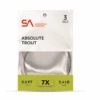 Scientific Anglers Absolute Trout Tapered Leader - 3 Pack