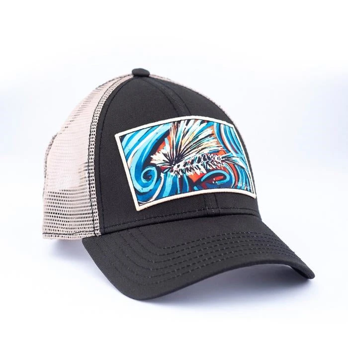 Art 4 All Dancing Caddis Trucker Hat 1 Art 4 All Dancing Caddis Trucker Hat