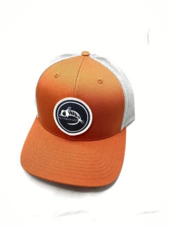 Fly Fish Food Black Logo Hat - Orange