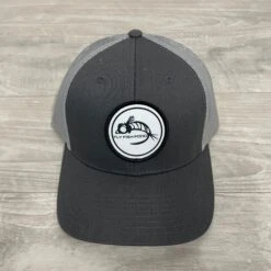 Fly Fish Food Logo Hat - Charcoal/Grey