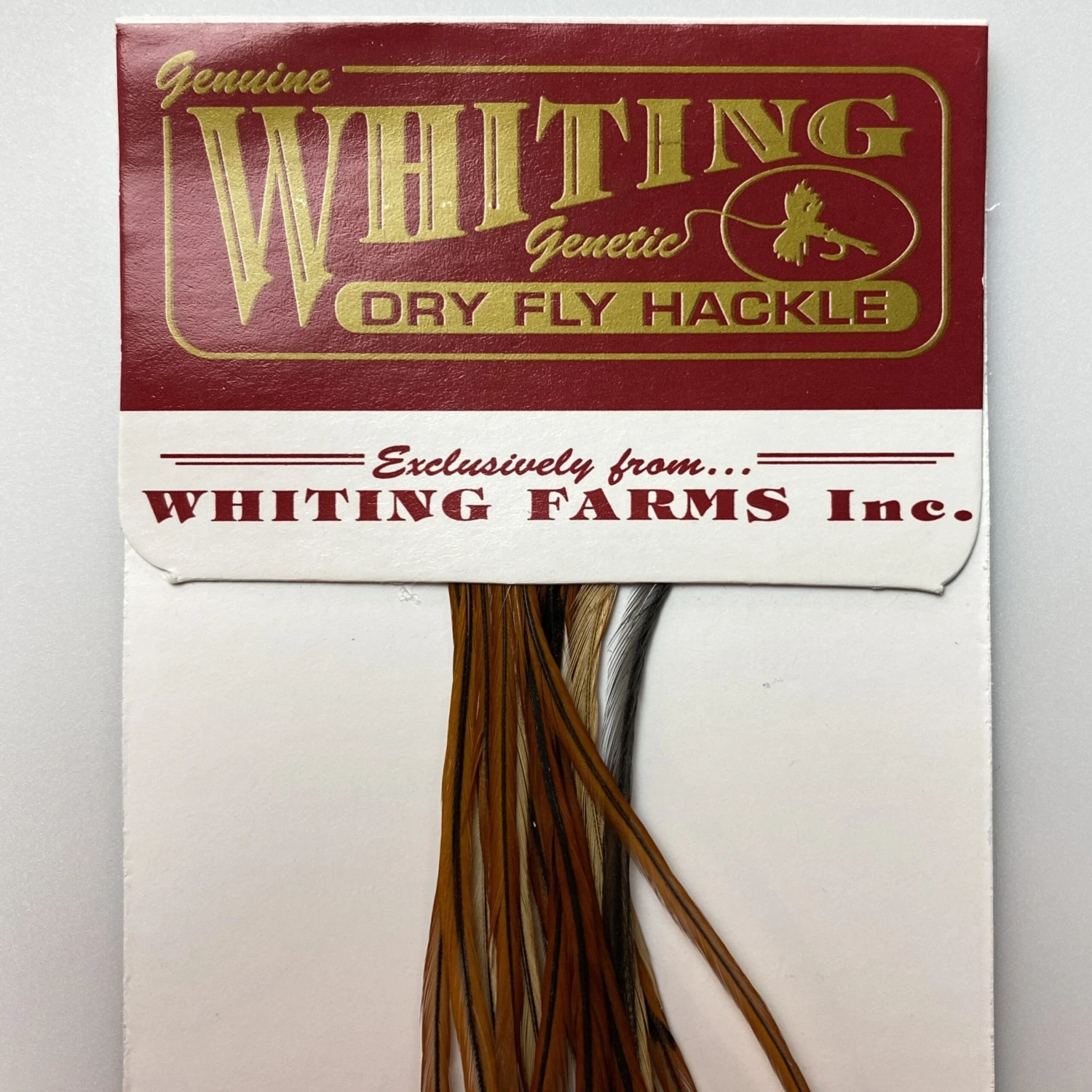 Whiting 100 Pack Dry Fly Hackle - Furnace - 16 1 Whiting 100 Pack Dry Fly Hackle - Furnace - 16