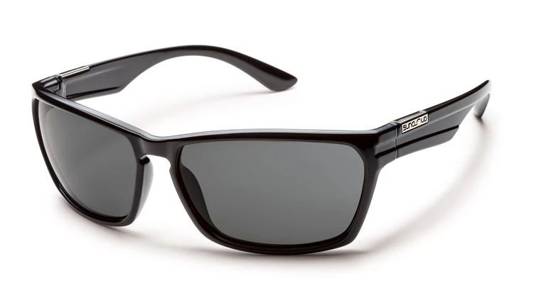Smith Suncloud Cutout - Black - Polarized Gray 1 Smith Suncloud Cutout - Black - Polarized Gray