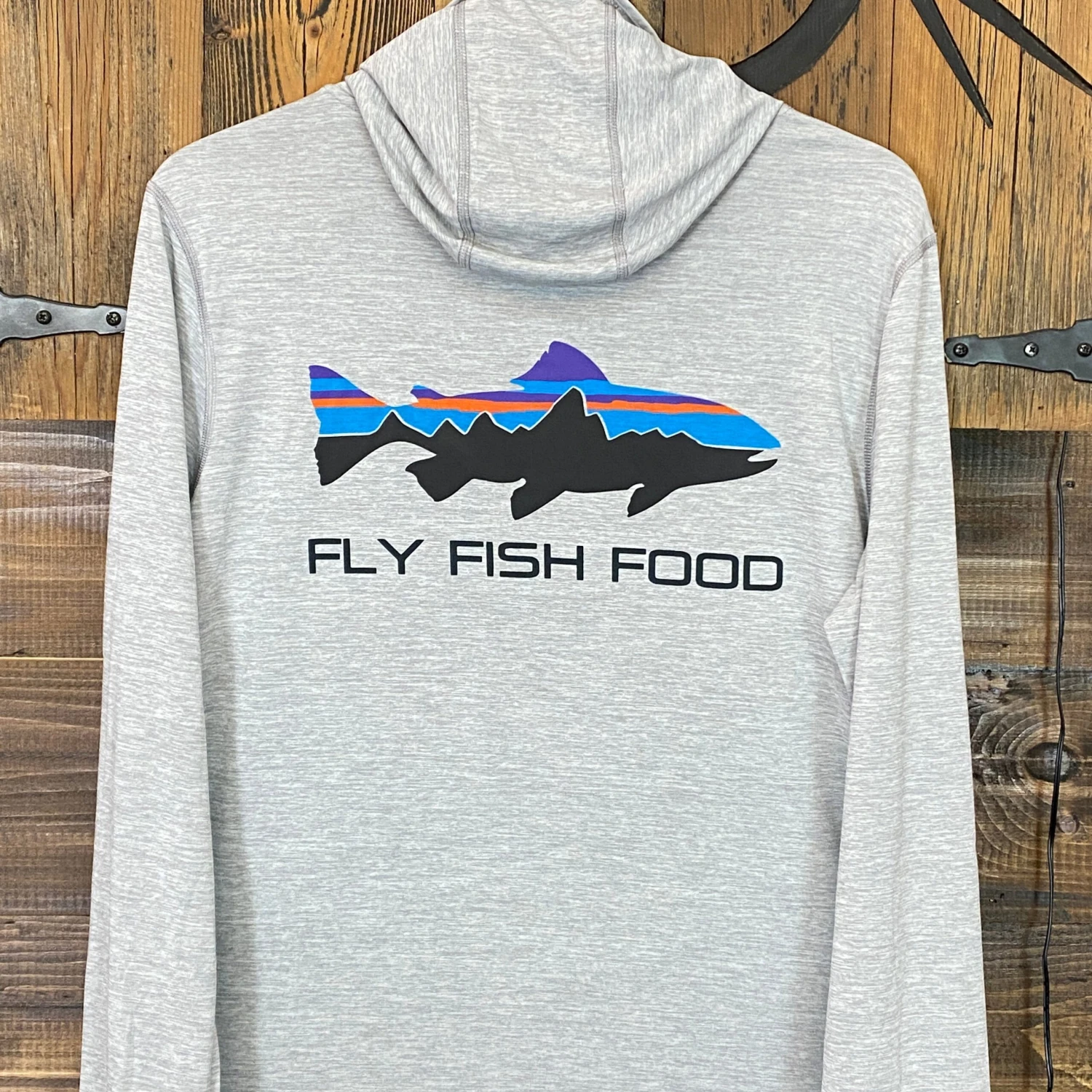 Patagonia Men's Tropic Comfort Hoody II - Fly Fish Food Logo 3 Patagonia Men's Tropic Comfort Hoody II - Fly Fish Food Logo - Image 3