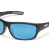 Smith Suncloud Cover - Matte Black - Polarized Blue Mirror