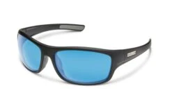 Smith Suncloud Cover - Matte Black - Polarized Blue Mirror