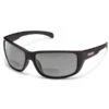 Smith Suncloud Milestone Reader - Matte Black - Polarized Gray +2.00