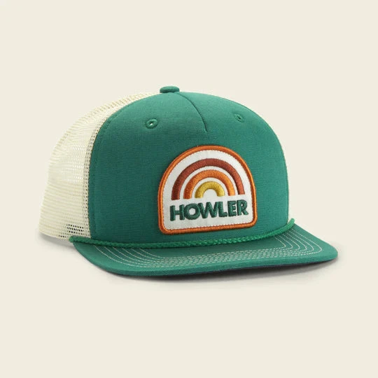 Howler Bros - Rainbow Snapback - Green 1 Howler Bros - Rainbow Snapback - Green