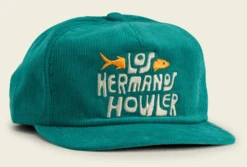 Howler Bros Unstructured Snapback Hat - Los Hermanos Pescado - Dark Teal