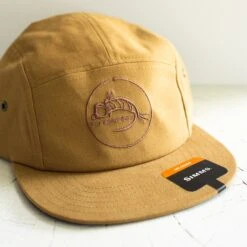 Simms Camper Hat - Fly Fish Food Logo - Camel -Fly Fishing Sale Store Simms FFFCamperHatCamel 2