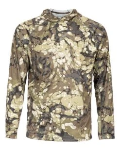 Simms SolarFlex Hoody - Print -Fly Fishing Sale Store SolarflexHoodyRiparianCamo