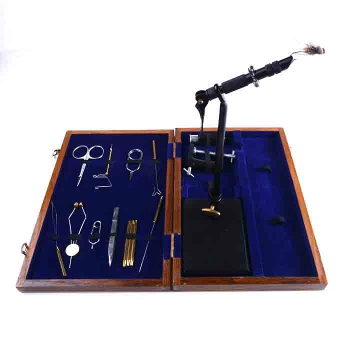 Hareline Deluxe Wooden Fly Tying Kit 1 Hareline Deluxe Wooden Fly Tying Kit