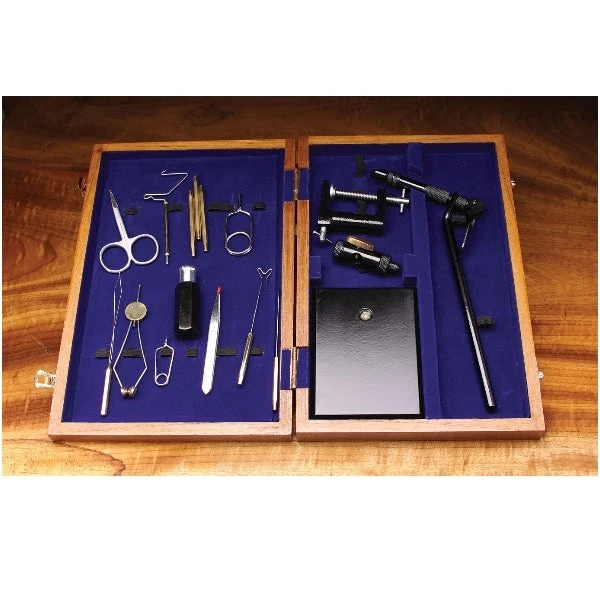 Hareline Deluxe Wooden Fly Tying Kit 2 Hareline Deluxe Wooden Fly Tying Kit - Image 2