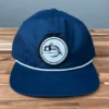 Fly Fish Food Logo Hat - Navy/White Band