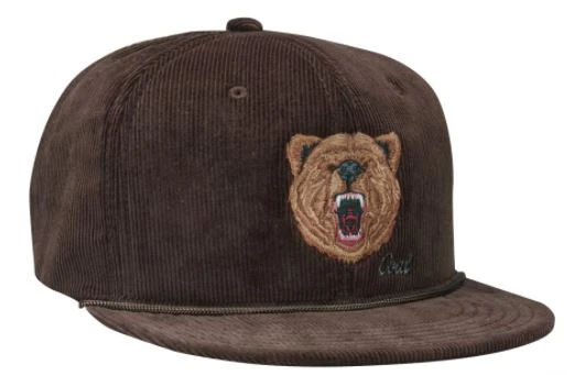 Coal Wilderness Corduroy Snapback Cap - Brown 1 Coal Wilderness Corduroy Snapback Cap - Brown
