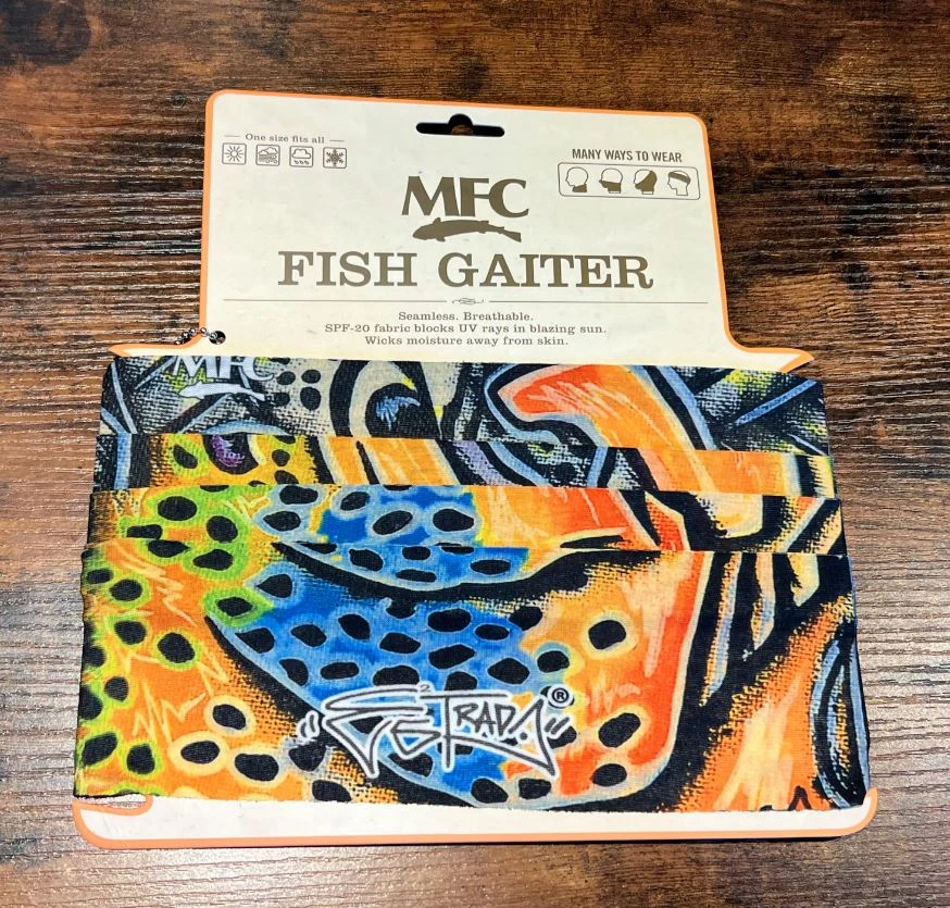 MFC Fish Gaiter - Estrada's Brown Trout Graffiti 1 MFC Fish Gaiter - Estrada's Brown Trout Graffiti