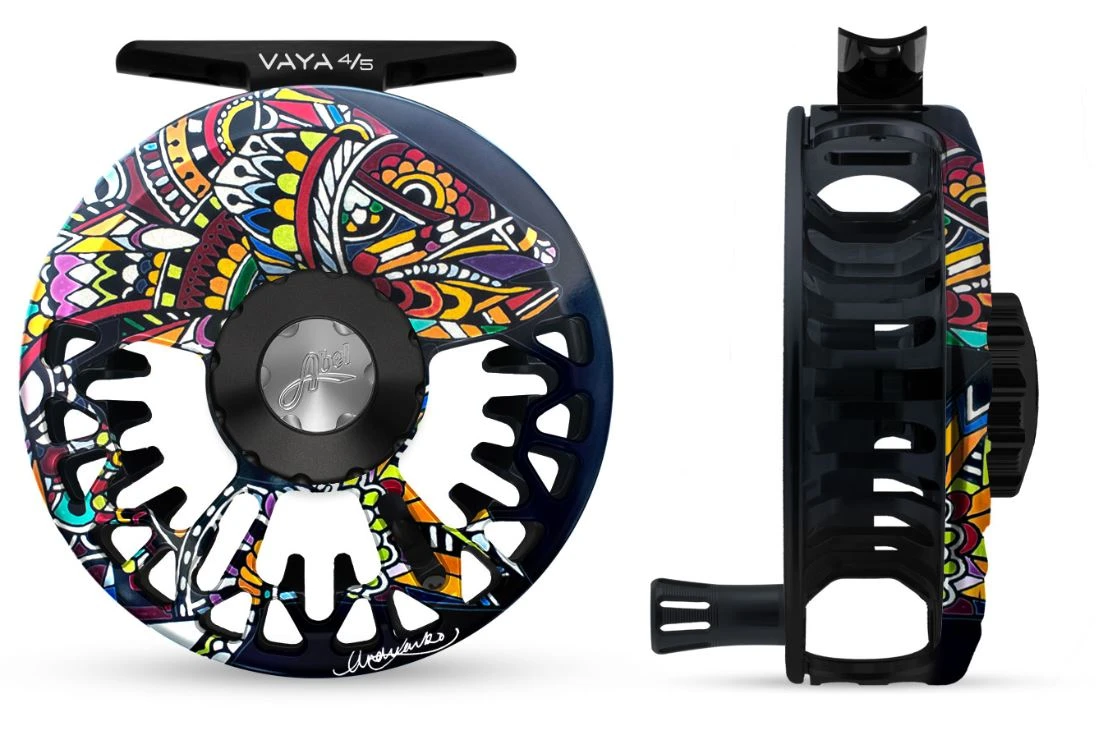 Abel Vaya Larko Brown Trout Fly Reel - 4/5 1 Abel Vaya Larko Brown Trout Fly Reel - 4/5