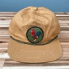 VIRTUE Fly Fish Food Rooster Patch Hat - Light Brown