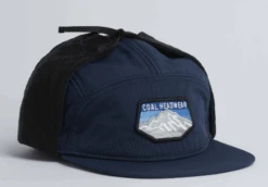 COAL - The Tracker Flabbel Lined 5 Panel Earflap Cap -Fly Fishing Sale Store navytracker