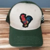VIRTUE Fly Fish Food Rooster Patch Hat - Olive