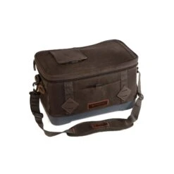 Fishpond Hailstorm Waxed Canvas Soft Cooler - Peat Moss