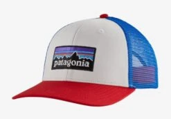 Patagonia P-6 Logo Trucker Hat - White