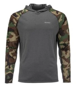 Simms SolarFlex Hoody - Print -Fly Fishing Sale Store woodland