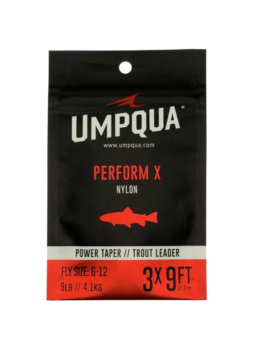 Umpqua Perform X Power Taper Leader 7.5' - 3 Pack 1 Umpqua Perform X Power Taper Leader 7.5' - 3 Pack